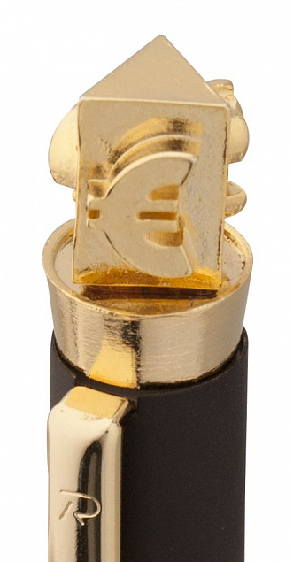 Ручка шариковая Currency Golden Top с логотипом в Санкт-Петербурге заказать по выгодной цене в кибермаркете AvroraStore