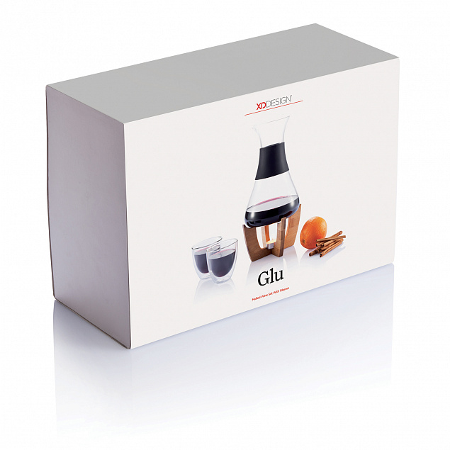 Набор для глинтвейна Glu с чашечками с логотипом в Санкт-Петербурге заказать по выгодной цене в кибермаркете AvroraStore