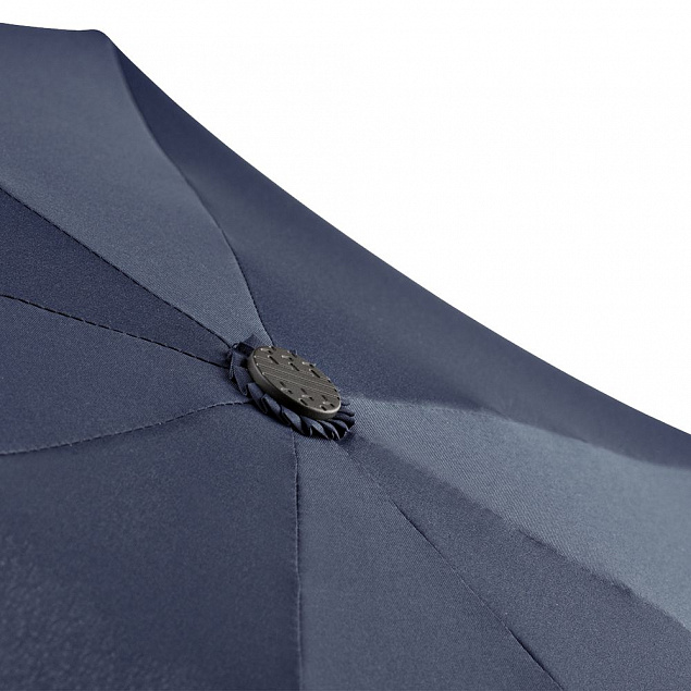 Зонт складной Profile, темно-синий с логотипом в Санкт-Петербурге заказать по выгодной цене в кибермаркете AvroraStore