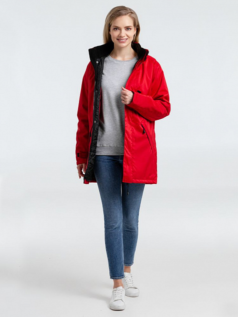 Куртка на стеганой подкладке ROBYN, красная с логотипом в Санкт-Петербурге заказать по выгодной цене в кибермаркете AvroraStore