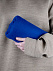 Флисовый плед Warm&Peace, ярко-синий с логотипом в Санкт-Петербурге заказать по выгодной цене в кибермаркете AvroraStore