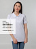 Рубашка поло женская Virma Stretch Lady, белая с логотипом в Санкт-Петербурге заказать по выгодной цене в кибермаркете AvroraStore