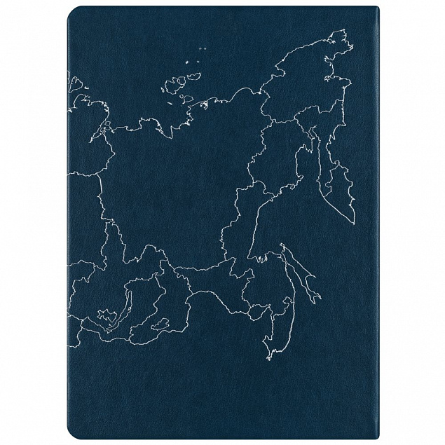 Ежедневник «Открывая Россию», синий с логотипом в Санкт-Петербурге заказать по выгодной цене в кибермаркете AvroraStore