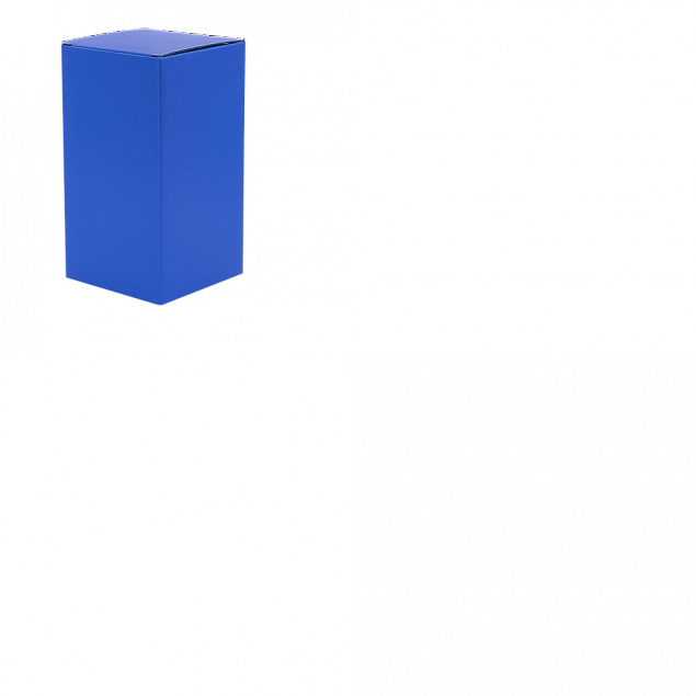 Коробка глянцевая для термокружки Surprise, синяя с логотипом в Санкт-Петербурге заказать по выгодной цене в кибермаркете AvroraStore