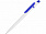 Ручка шариковая Этюд, белый/синий с логотипом в Санкт-Петербурге заказать по выгодной цене в кибермаркете AvroraStore