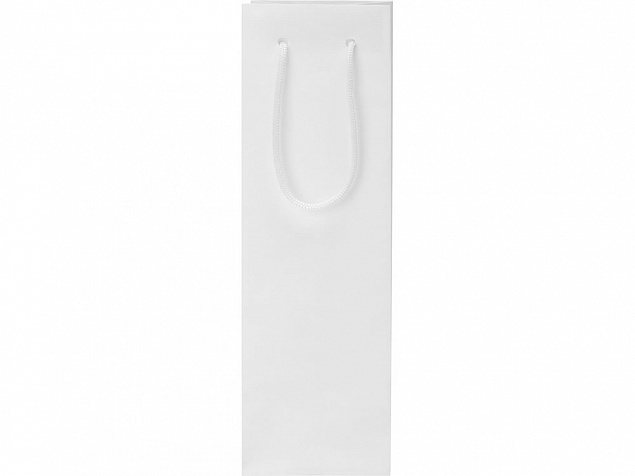 Пакет под бутылку Imilit 11х35х11 см, белый с логотипом в Санкт-Петербурге заказать по выгодной цене в кибермаркете AvroraStore
