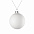 Елочный шар Finery Matt, 8 см, матовый белый с логотипом в Санкт-Петербурге заказать по выгодной цене в кибермаркете AvroraStore