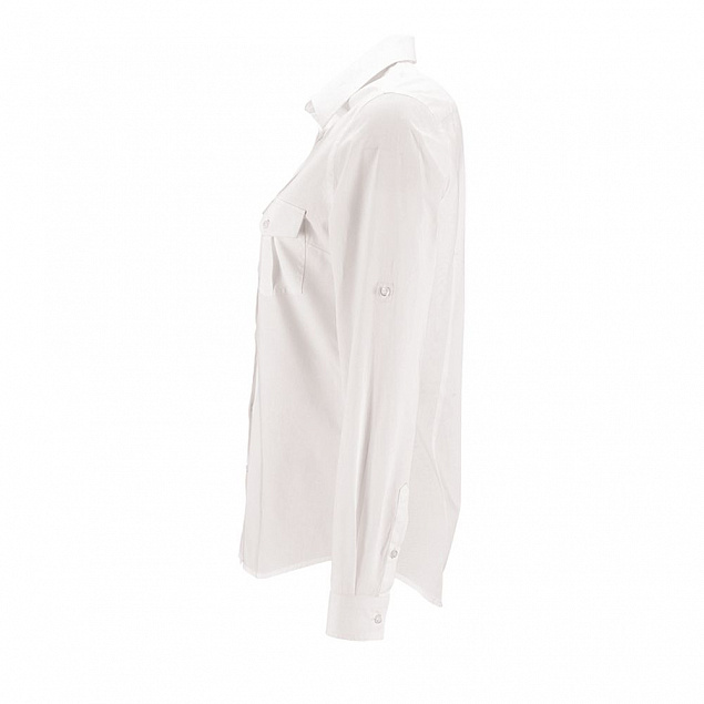 Рубашка женская BURMA WOMEN, белая с логотипом в Санкт-Петербурге заказать по выгодной цене в кибермаркете AvroraStore