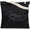 Холщовая сумка с вышивкой «Нелинейная регрессия», черная с логотипом в Санкт-Петербурге заказать по выгодной цене в кибермаркете AvroraStore