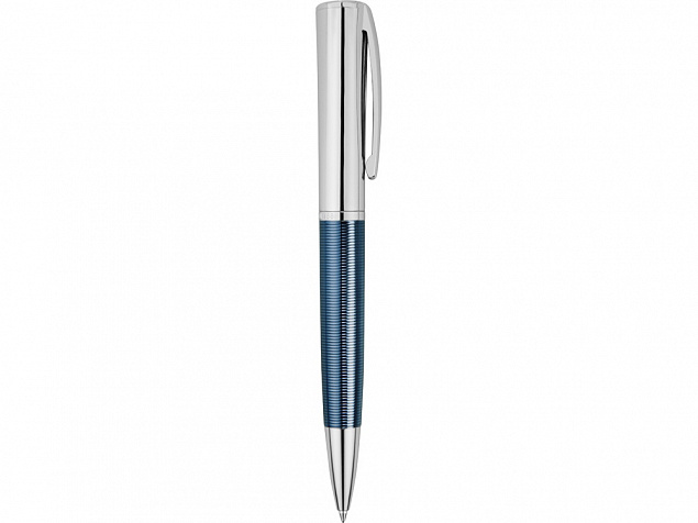 Ручка металлическая шариковая Conquest Blue с логотипом в Санкт-Петербурге заказать по выгодной цене в кибермаркете AvroraStore