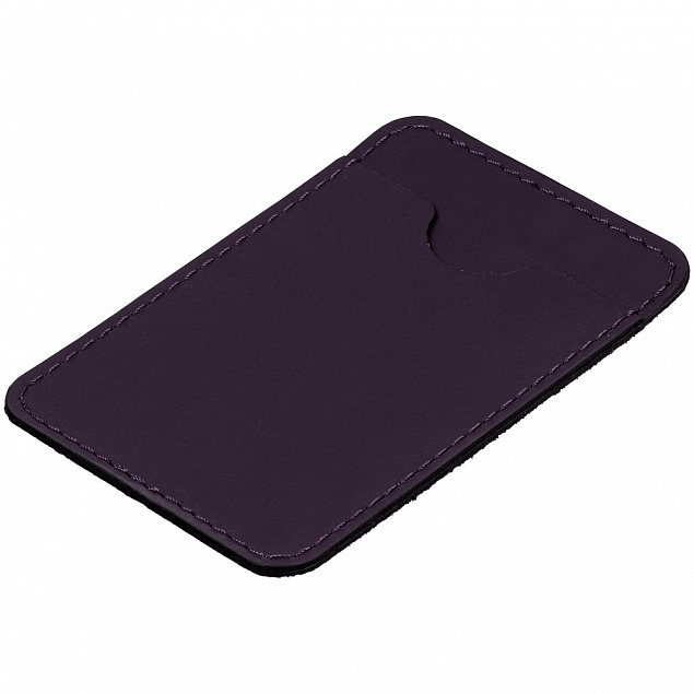 Чехол для карты на телефон Alaska, фиолетовый с логотипом в Санкт-Петербурге заказать по выгодной цене в кибермаркете AvroraStore