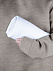 Флисовый плед Warm&Peace, белый с логотипом в Санкт-Петербурге заказать по выгодной цене в кибермаркете AvroraStore