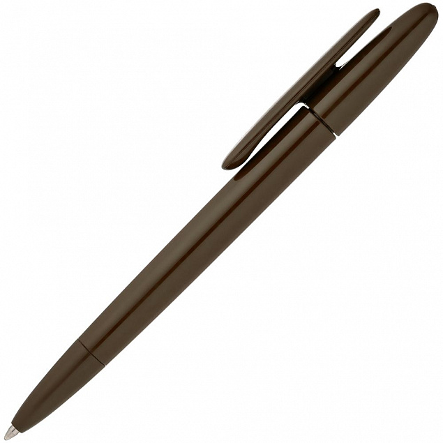 Ручка шариковая Prodir DS5 TJJ Regenerated, серо-коричневая с логотипом в Санкт-Петербурге заказать по выгодной цене в кибермаркете AvroraStore