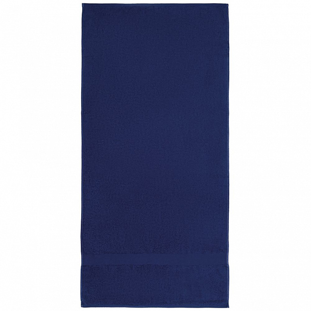 Полотенце Soft Me Light, среднее, синее с логотипом в Санкт-Петербурге заказать по выгодной цене в кибермаркете AvroraStore