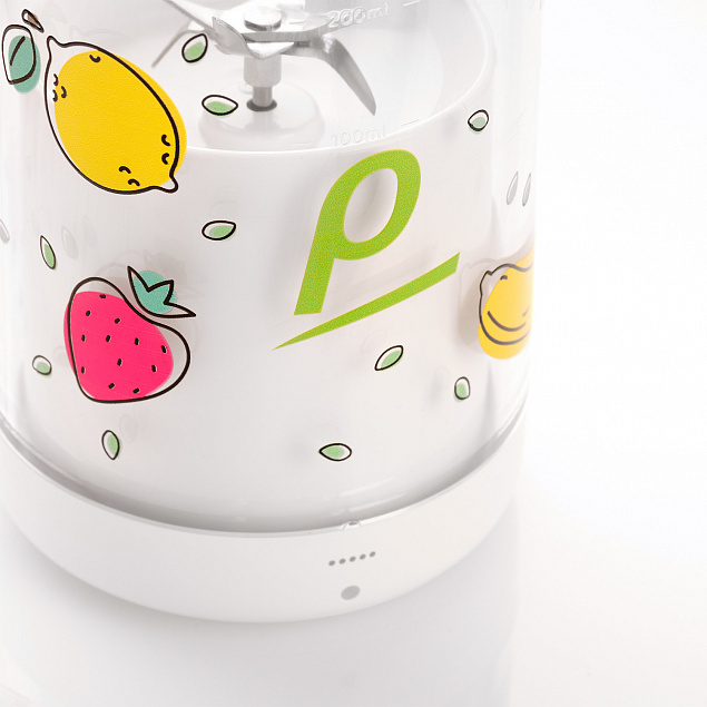 Блендер портативный Frutta, белый с логотипом в Санкт-Петербурге заказать по выгодной цене в кибермаркете AvroraStore