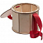 Коробка круглая Drummer, круглая, с красной лентой с логотипом в Санкт-Петербурге заказать по выгодной цене в кибермаркете AvroraStore