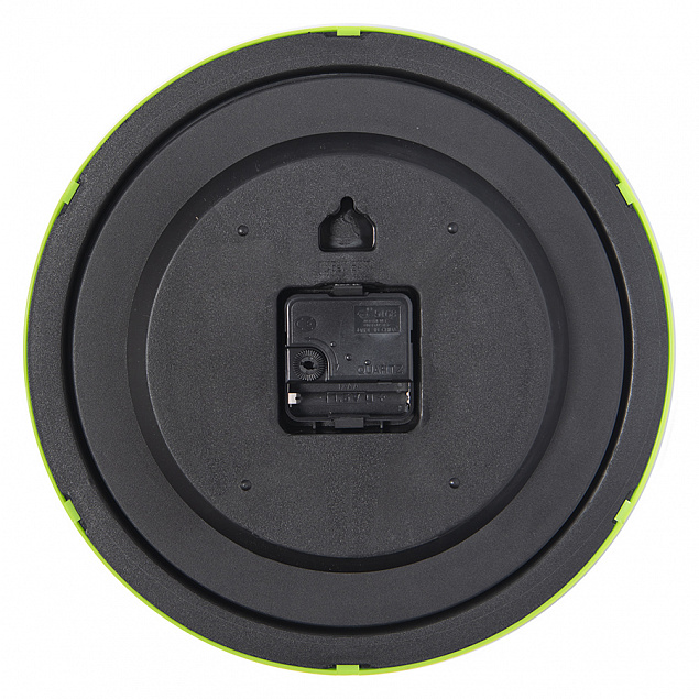 Часы настенные "ПРОМО" разборные ; зеленый яркий,  D28,5 см; пластик с логотипом в Санкт-Петербурге заказать по выгодной цене в кибермаркете AvroraStore