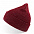 Шапка вязаная  двойная "Wind", с отворотом_красный,100% акрил  с логотипом в Санкт-Петербурге заказать по выгодной цене в кибермаркете AvroraStore