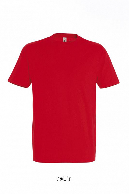 Фуфайка (футболка) IMPERIAL мужская,Красный 3XL с логотипом в Санкт-Петербурге заказать по выгодной цене в кибермаркете AvroraStore