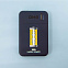Универсальный аккумулятор OMG Flash 5 (5000 мАч) с подсветкой и soft touch, синий, 9,8х6.3х1,3 см с логотипом в Санкт-Петербурге заказать по выгодной цене в кибермаркете AvroraStore