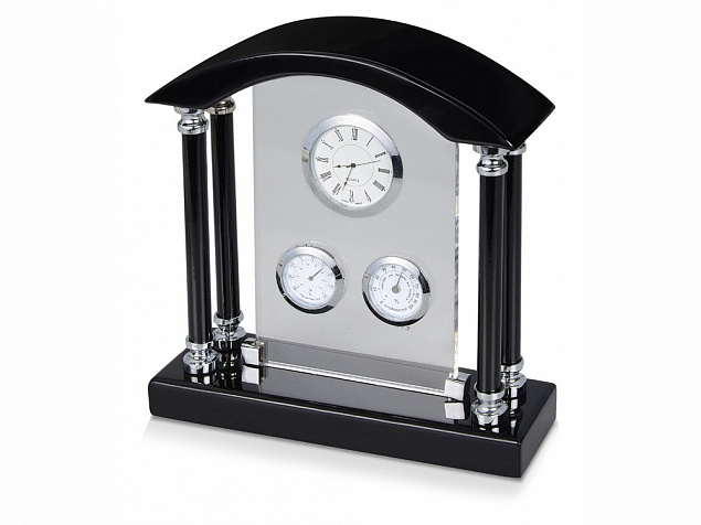 Погодная станция Нобель: часы, термометр, гигрометр с логотипом в Санкт-Петербурге заказать по выгодной цене в кибермаркете AvroraStore