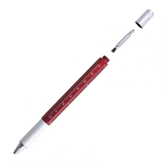 Ручка с мультиинструментом SAURIS, пластик, металл с логотипом в Санкт-Петербурге заказать по выгодной цене в кибермаркете AvroraStore