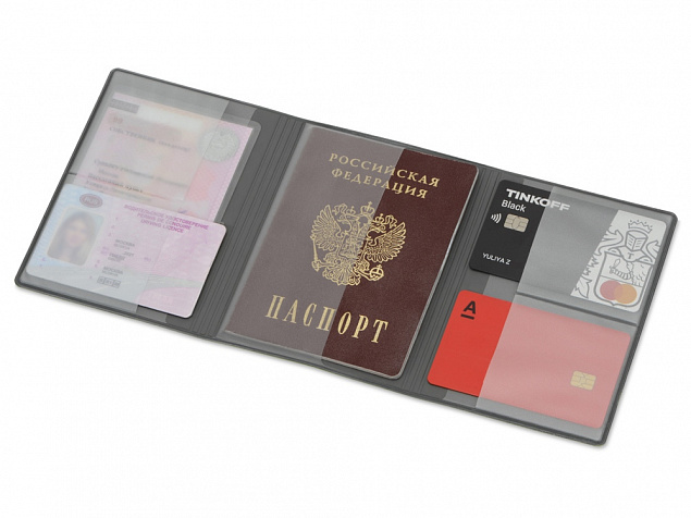 Обложка на магнитах для автодокументов и паспорта «Favor» с логотипом в Санкт-Петербурге заказать по выгодной цене в кибермаркете AvroraStore