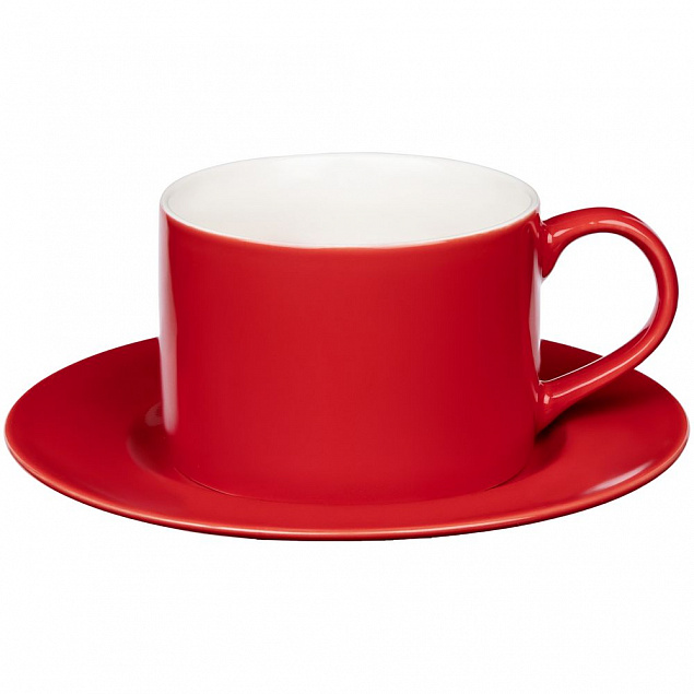 Набор для кофе Clio, красный с логотипом в Санкт-Петербурге заказать по выгодной цене в кибермаркете AvroraStore