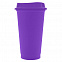 Стакан с крышкой Color Cap, фиолетовый с логотипом в Санкт-Петербурге заказать по выгодной цене в кибермаркете AvroraStore