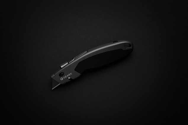 Сверхпрочный строительный нож Gear X с логотипом в Санкт-Петербурге заказать по выгодной цене в кибермаркете AvroraStore