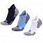 Набор из 3 пар спортивных женских носков Monterno Sport, синий, голубой и белый с логотипом в Санкт-Петербурге заказать по выгодной цене в кибермаркете AvroraStore