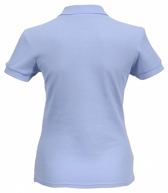 Рубашка поло женская PASSION 170, голубая с логотипом в Санкт-Петербурге заказать по выгодной цене в кибермаркете AvroraStore