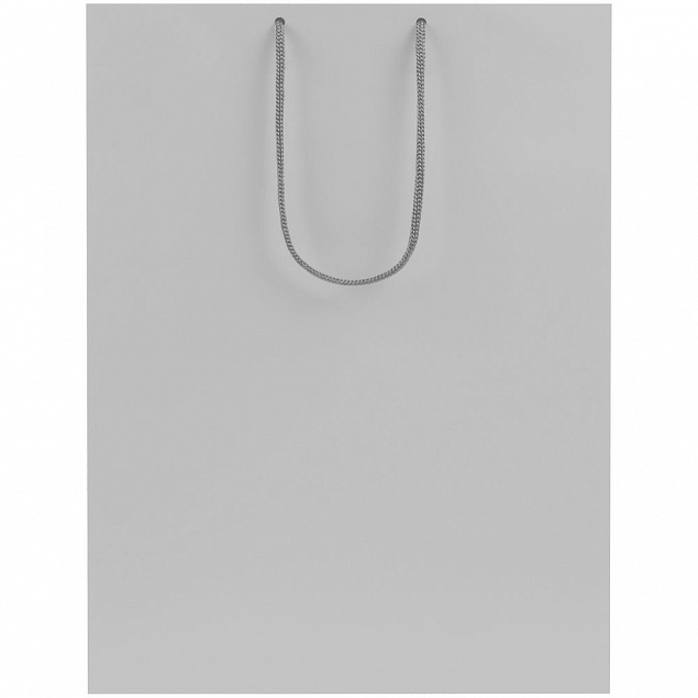 Пакет бумажный Porta XL, серый с логотипом в Санкт-Петербурге заказать по выгодной цене в кибермаркете AvroraStore