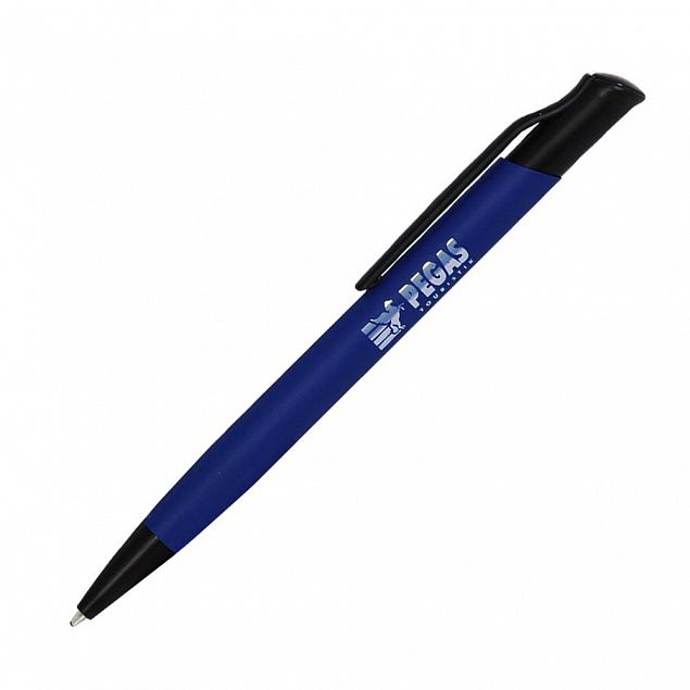 Шариковая ручка Grunge, синяя с логотипом в Санкт-Петербурге заказать по выгодной цене в кибермаркете AvroraStore