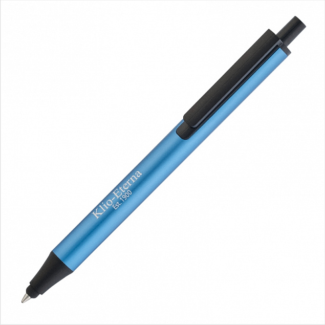 Ручка шариковая со стилусом FLUTE TOUCH, синий с логотипом в Санкт-Петербурге заказать по выгодной цене в кибермаркете AvroraStore