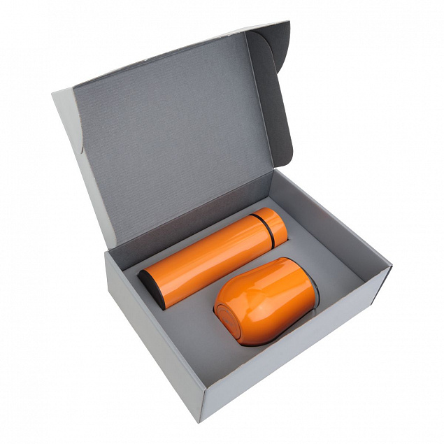 Набор Hot Box C grey (оранжевый) с логотипом в Санкт-Петербурге заказать по выгодной цене в кибермаркете AvroraStore