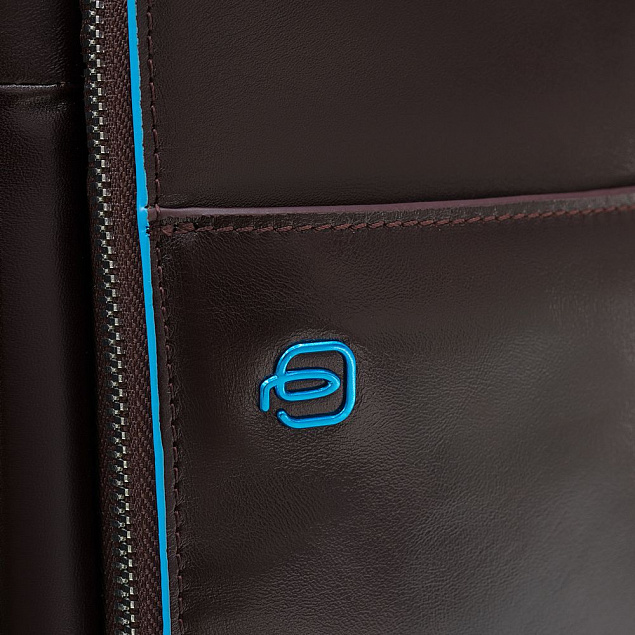 Сумка мужская для ноутбука Piquadro Blue Square, коричневая с логотипом в Санкт-Петербурге заказать по выгодной цене в кибермаркете AvroraStore