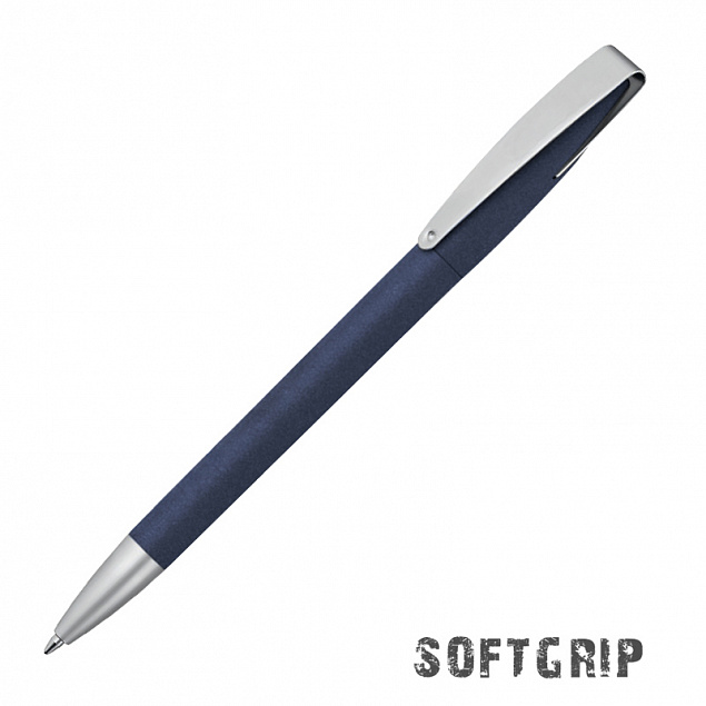 Ручка шариковая COBRA SOFTGRIP MM, темно-синий  с логотипом в Санкт-Петербурге заказать по выгодной цене в кибермаркете AvroraStore