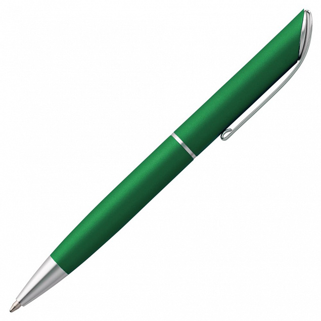 Ручка шариковая Glide, зеленая с логотипом в Санкт-Петербурге заказать по выгодной цене в кибермаркете AvroraStore