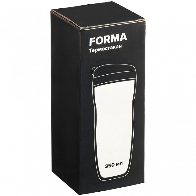 Термостакан Forma, серый с логотипом в Санкт-Петербурге заказать по выгодной цене в кибермаркете AvroraStore
