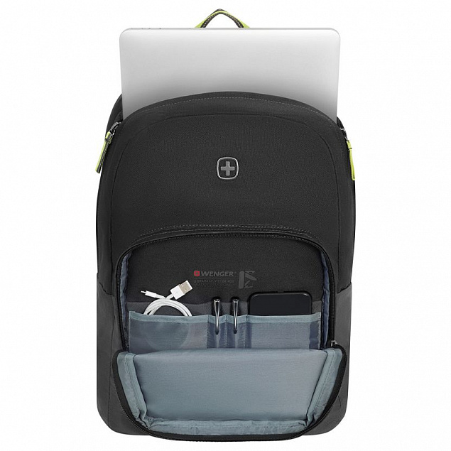 Рюкзак Next Crango, черный с антрацитовым с логотипом в Санкт-Петербурге заказать по выгодной цене в кибермаркете AvroraStore