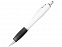 Ручка шариковая Nash, белый/черный, черные чернила с логотипом в Санкт-Петербурге заказать по выгодной цене в кибермаркете AvroraStore