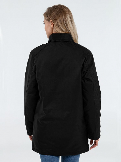 Куртка на стеганой подкладке ROBYN, черная с логотипом в Санкт-Петербурге заказать по выгодной цене в кибермаркете AvroraStore