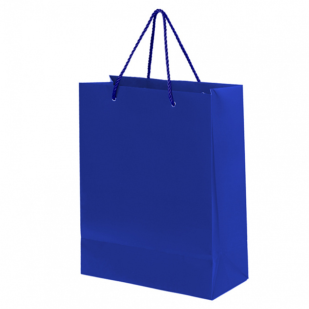Пакет подарочный BIG GLAM 32х12х43 см, синий с логотипом в Санкт-Петербурге заказать по выгодной цене в кибермаркете AvroraStore