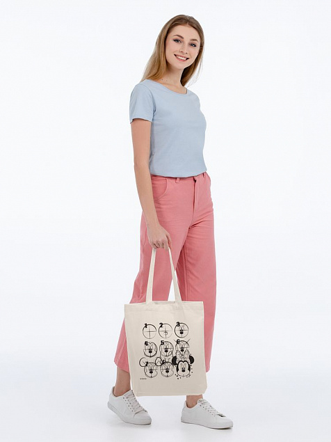 Холщовая сумка «Минни Маус. Icon Sketch», неокрашенная с логотипом в Санкт-Петербурге заказать по выгодной цене в кибермаркете AvroraStore
