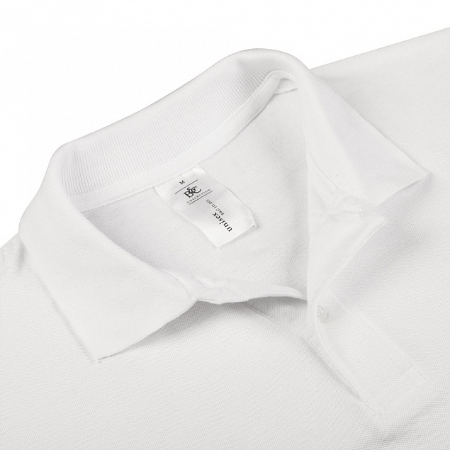 Рубашка поло ID.001 белая с логотипом в Санкт-Петербурге заказать по выгодной цене в кибермаркете AvroraStore