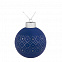 Елочный шар Chain, 8 см, синий с логотипом в Санкт-Петербурге заказать по выгодной цене в кибермаркете AvroraStore