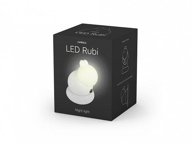 Ночник «LED Rubi» с логотипом в Санкт-Петербурге заказать по выгодной цене в кибермаркете AvroraStore