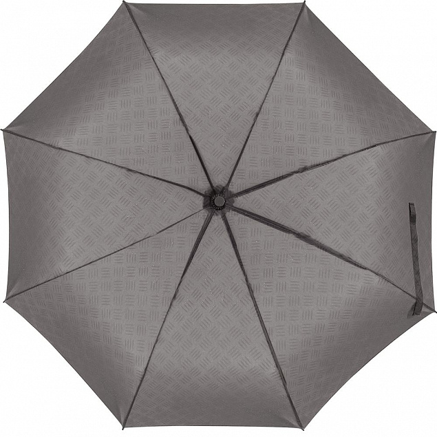 Зонт складной Hard Work с проявляющимся рисунком, серый с логотипом в Санкт-Петербурге заказать по выгодной цене в кибермаркете AvroraStore