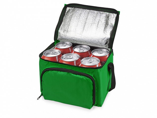 Сумка-холодильник Macey, зеленый (Р) с логотипом в Санкт-Петербурге заказать по выгодной цене в кибермаркете AvroraStore